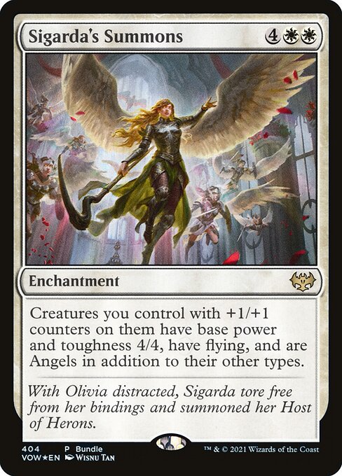 Sigarda's Summons (VOW-404) (Foil)