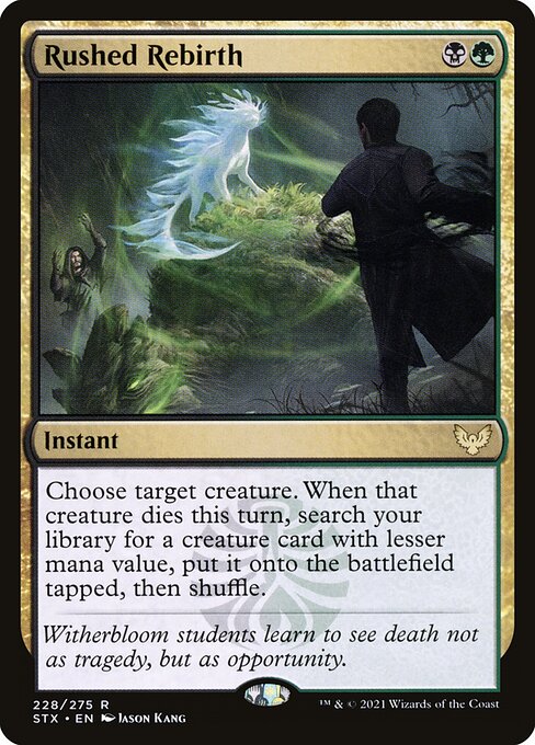 Rushed Rebirth (STX-228) (Foil)