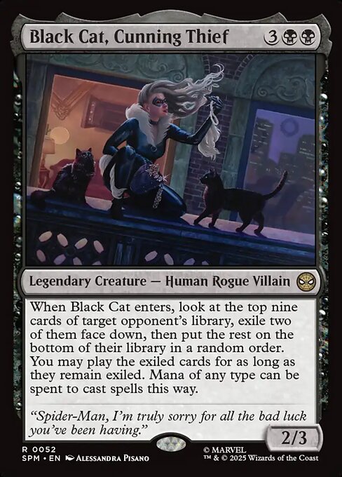 Black Cat, Cunning Thief (SPM-52)