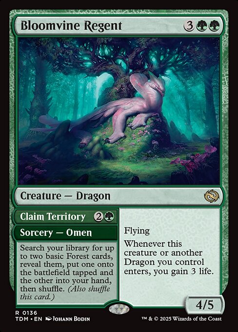 Bloomvine Regent // Claim Territory (TDM-136)