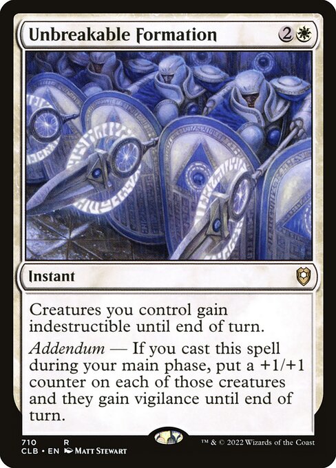 Unbreakable Formation (CLB-710)