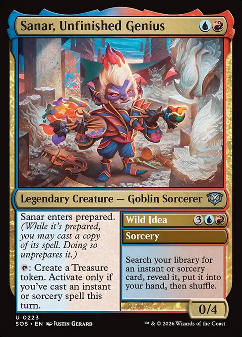 Sanar, Unfinished Genius // Wild Idea (SOS-223)
