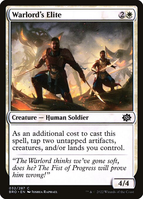 Warlord's Elite (BRO-32) (Foil)