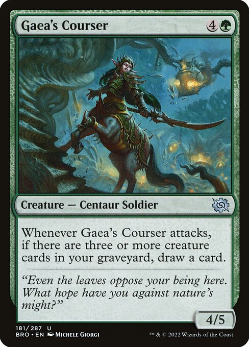 Gaea's Courser (BRO-181) (Foil)