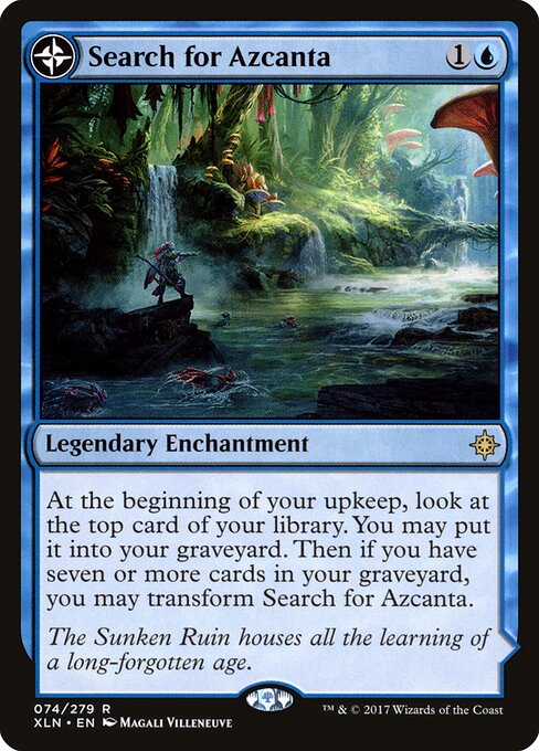 Search for Azcanta // Azcanta, the Sunken Ruin (XLN-74) (Foil)