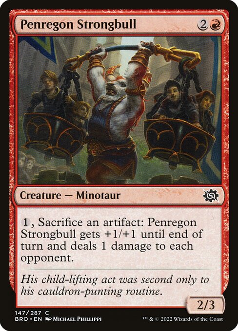 Penregon Strongbull (BRO-147) (Foil)