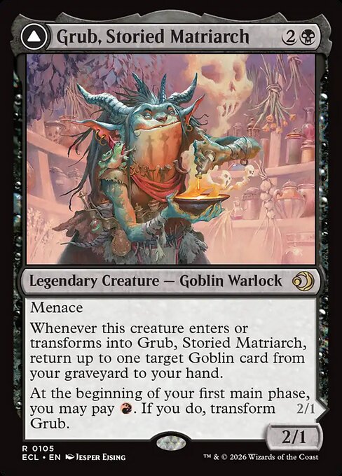 Grub, Storied Matriarch // Grub, Notorious Auntie (ECL-105)