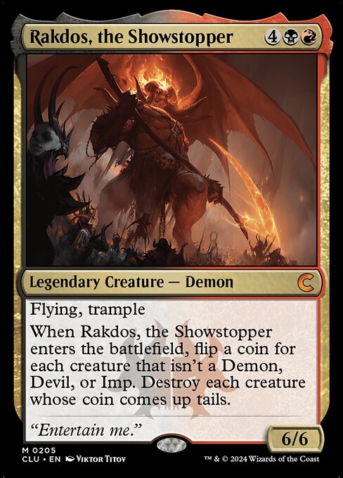Rakdos, the Showstopper (CLU-205)