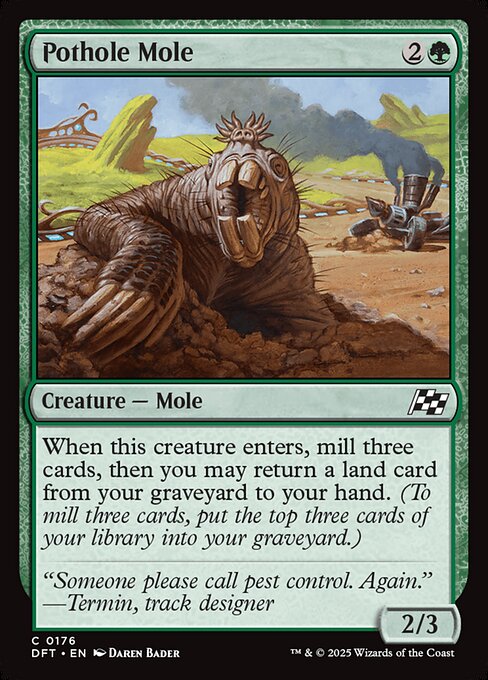 Pothole Mole (DFT-176) (Foil)