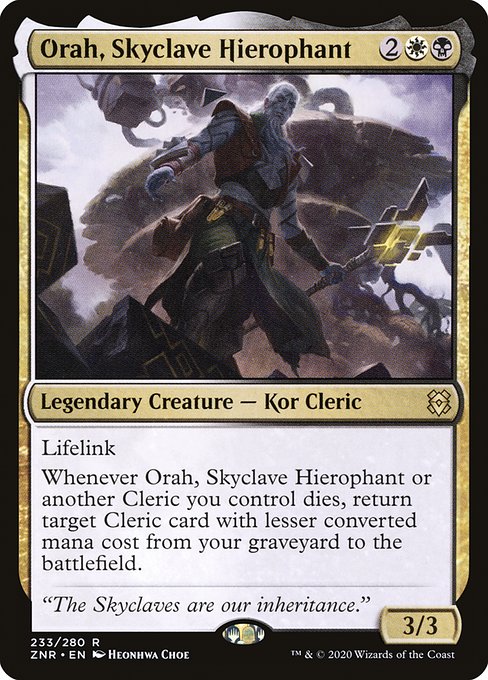 Orah, Skyclave Hierophant (ZNR-233) (Foil)