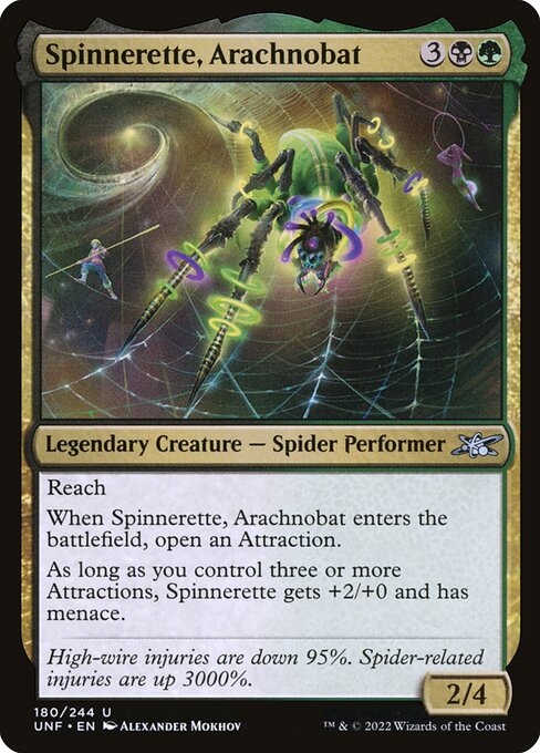 Spinnerette, Arachnobat (UNF-180)