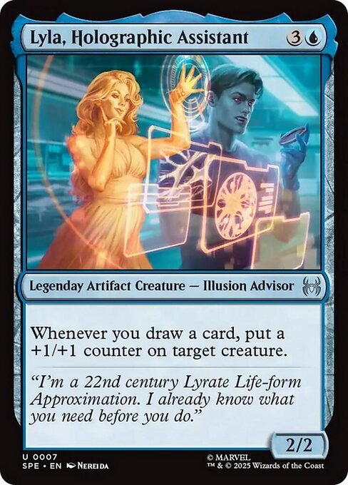 Lyla, Holographic Assistant (SPE-7) (Foil)
