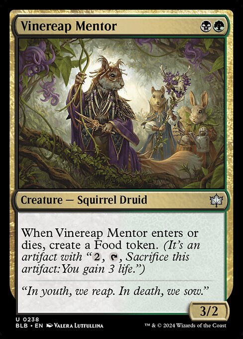 Vinereap Mentor (BLB-238) (Foil)