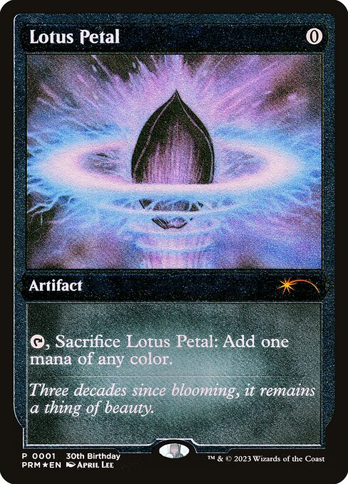 Lotus Petal (P30M-2) (Etched Foil)