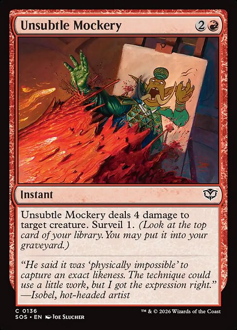 Unsubtle Mockery (SOS-136)
