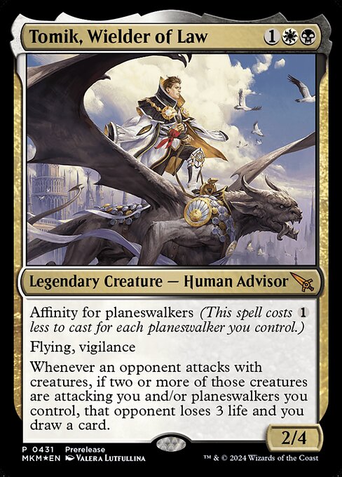 Tomik, Wielder of Law (MKM-431) (Foil)