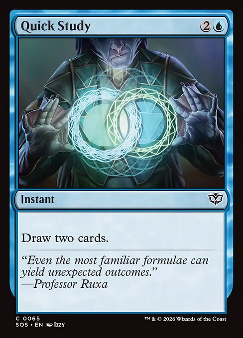 Quick Study (SOS-65) (Foil)