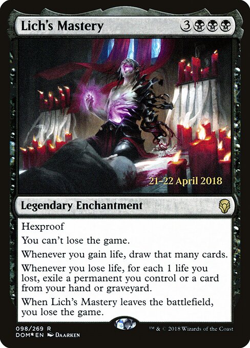 Lich's Mastery (PDOM-98s) (Foil)