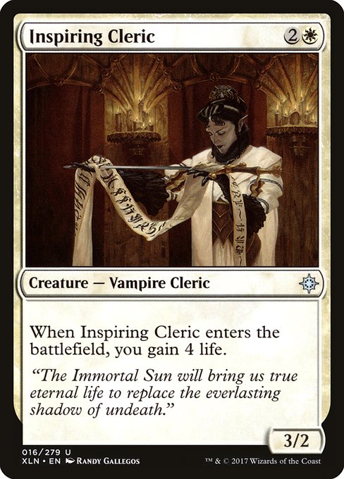 Inspiring Cleric (XLN-16)