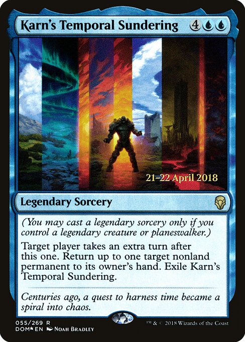 Karn's Temporal Sundering (PDOM-55s) (Foil)