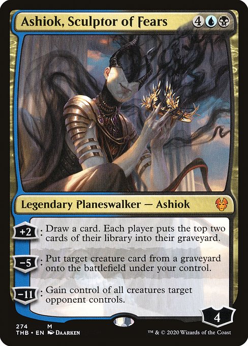 Ashiok, Sculptor of Fears (THB-274) (Foil)