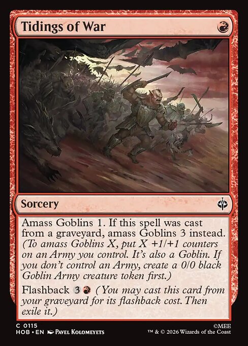 Tidings of War (HOB-115) (Foil)