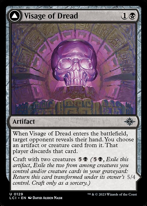 Visage of Dread // Dread Osseosaur (LCI-129)