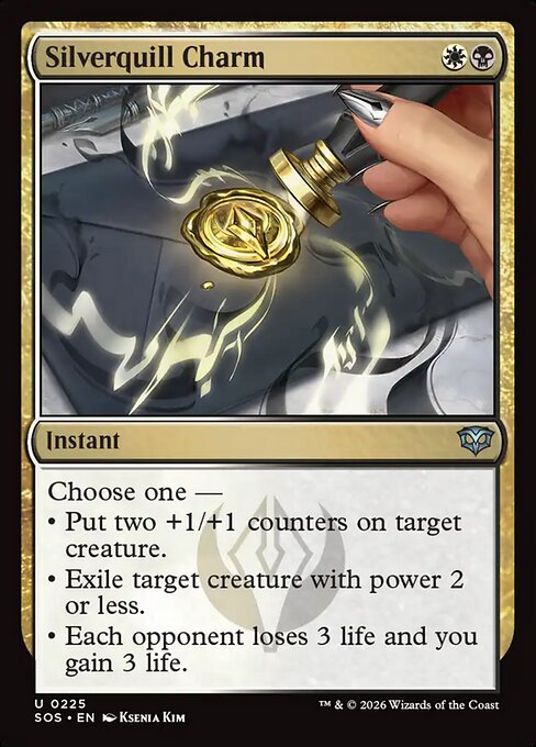 Silverquill Charm (SOS-225)