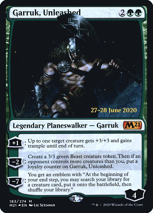 Garruk, Unleashed (PM21-183s) (Foil)