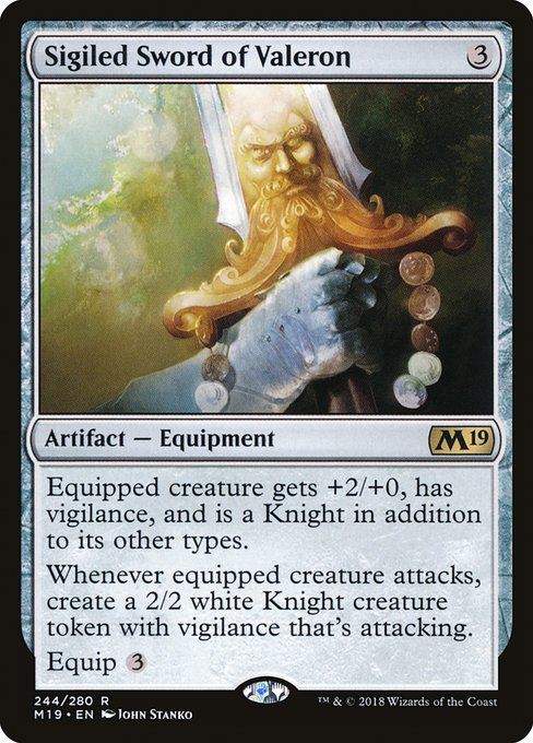 Sigiled Sword of Valeron (M19-244)