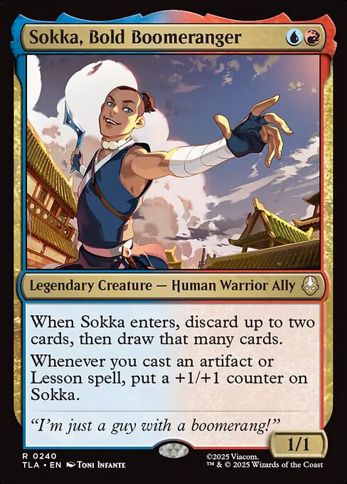 Sokka, Bold Boomeranger (TLA-240)