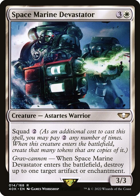 Space Marine Devastator (40K-14)