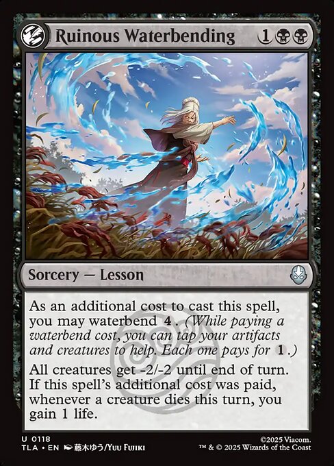 Ruinous Waterbending (TLA-118) (Foil)