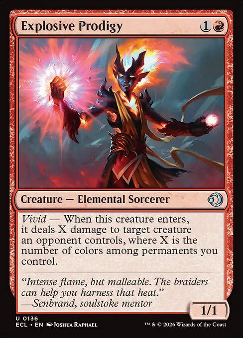 Explosive Prodigy (ECL-136) (Foil)