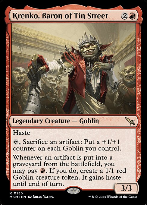 Krenko, Baron of Tin Street (MKM-135)
