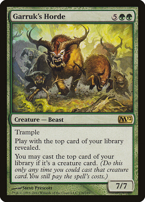 Garruk's Horde (M12-176)