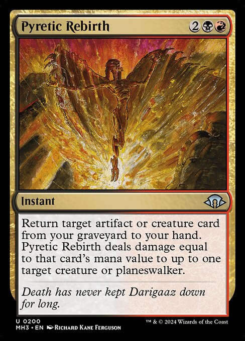 Pyretic Rebirth (MH3-200) (Foil)