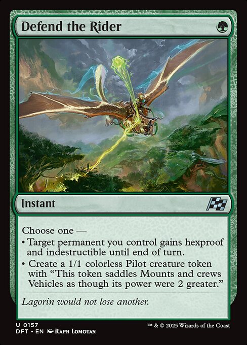 Defend the Rider (DFT-157)
