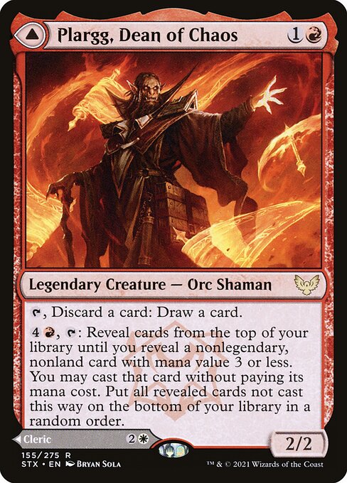 Plargg, Dean of Chaos // Augusta, Dean of Order (STX-155)