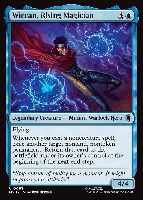 Wiccan, Rising Magician (MSH-83) (Foil)