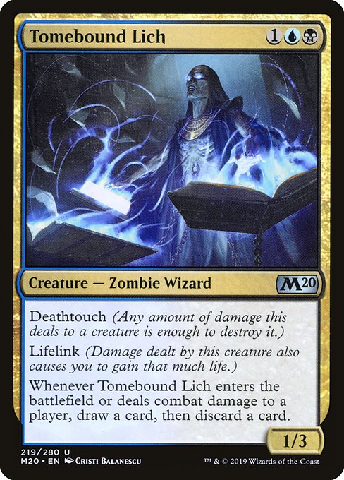 Tomebound Lich (M20-219)