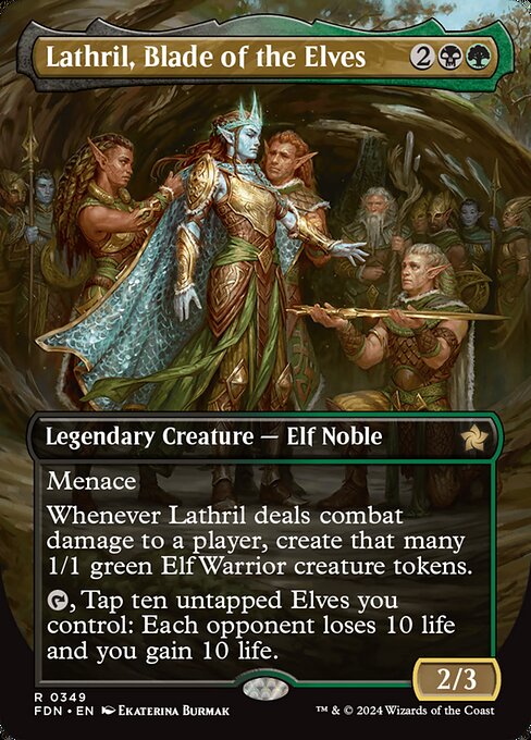Lathril, Blade of the Elves (FDN-349) (Foil)
