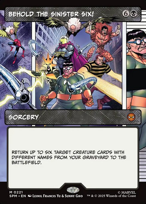Behold the Sinister Six! (SPM-221)