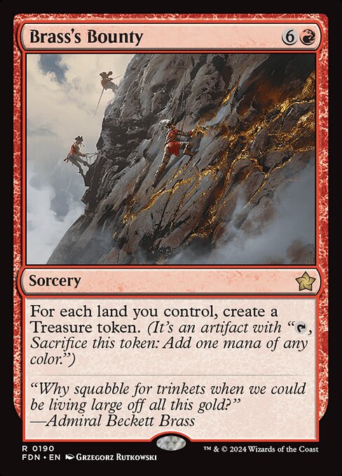 Brass's Bounty (FDN-190) (Foil)
