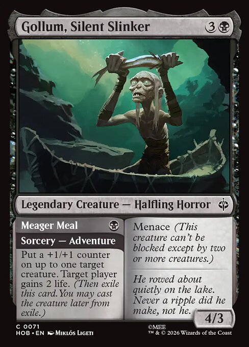 Gollum, Silent Slinker // Meager Meal (HOB-71)