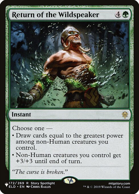 Return of the Wildspeaker (PLST-ELD-172)