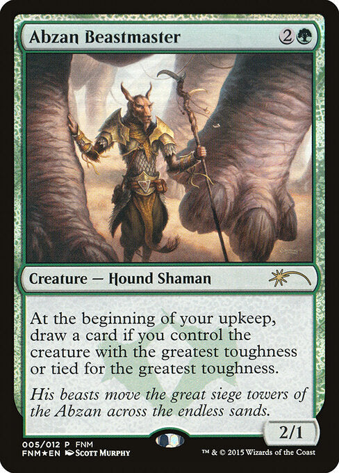 Abzan Beastmaster (F15-5) (Foil)