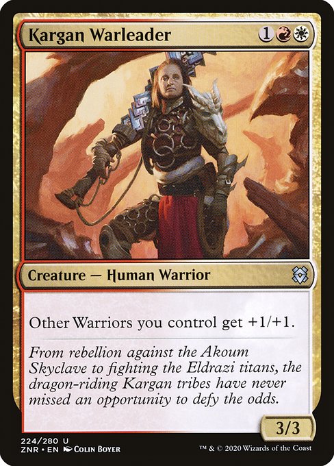 Kargan Warleader (ZNR-224)