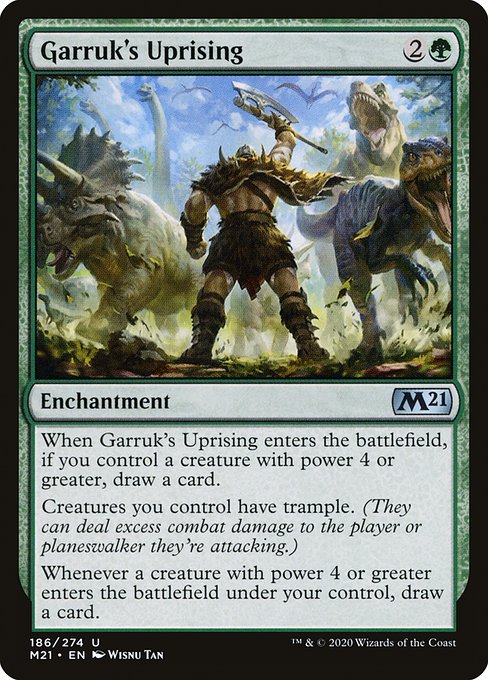 Garruk's Uprising (M21-186)