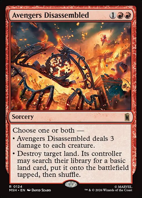 Avengers Disassembled (MSH-124) (Foil)